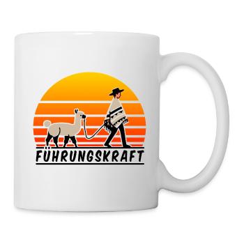 Führungskraft Alpaka - Tasse - Weiß - Rechts