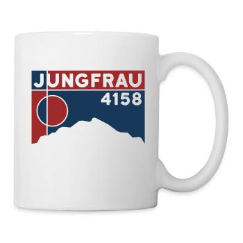 Bernese Oberland Jungfraujoch Mountain Jungfrau Ski Tour - Mug - white - Right