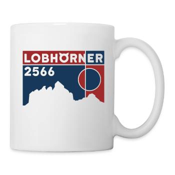 Lobhörner Hike Crossing Topo Ski Tour - Mug - white - Right
