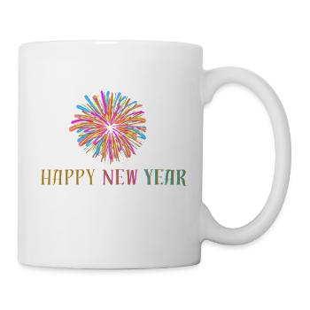 happy new year - Mug - white - Right