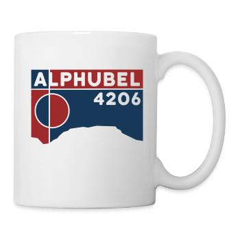 Alphubel ascent with mountain guide Route Zermatt - Mug - white - Right