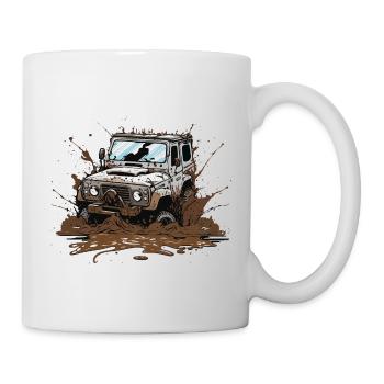 Der Offroad-Abenteurer - Tasse - Weiß - Rechts