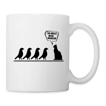 Wandern Fernwandern Outdoor Naturfreund - Tasse - Weiß - Rechts