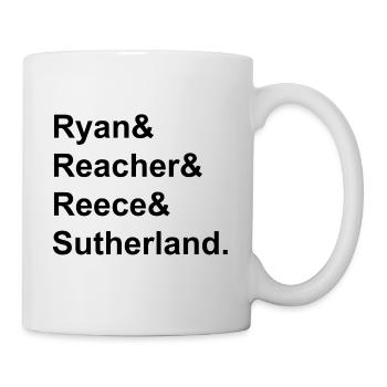 Ryan & Reacher & Reece & Sutherland - Mug - white - Right