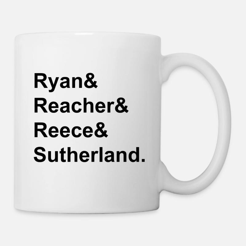 Ryan & Reacher & Reece & Sutherland - Mug - white