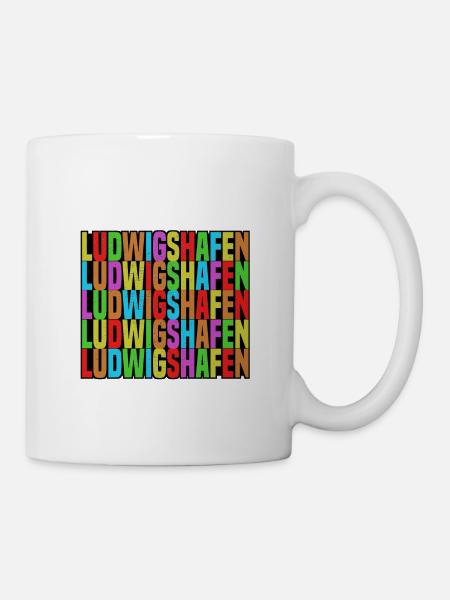 ludwigshafen - Tasse - Weiß