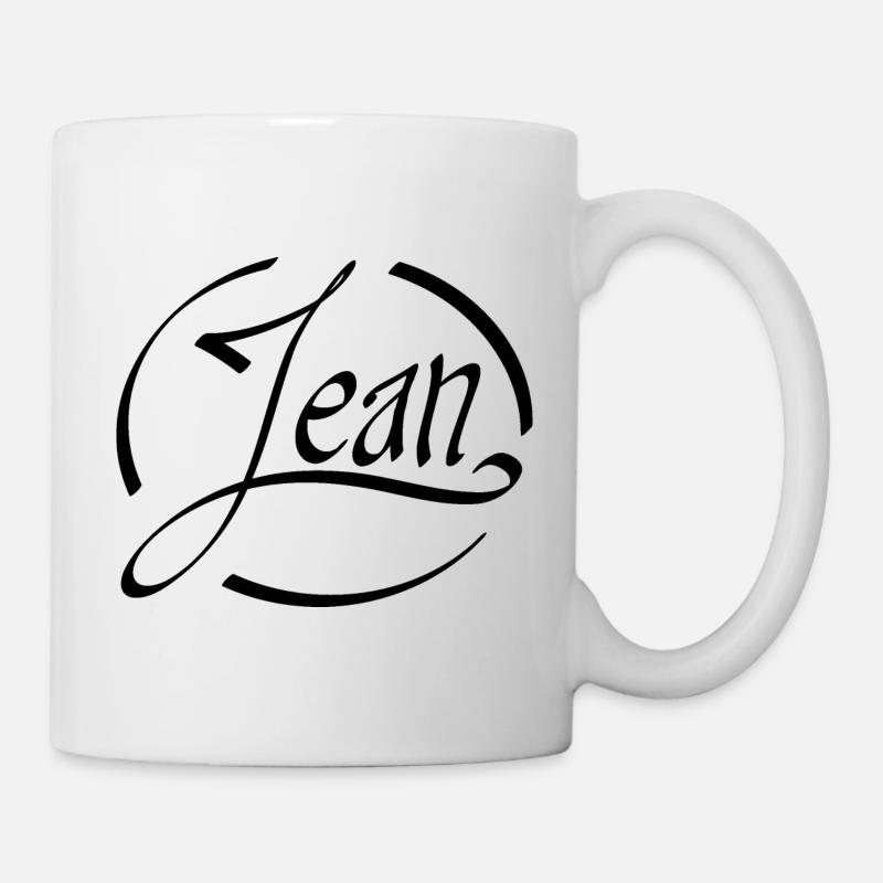 Jean - Mug blanc - blanc
