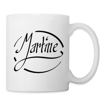 Martine - Mug blanc - blanc - Droite