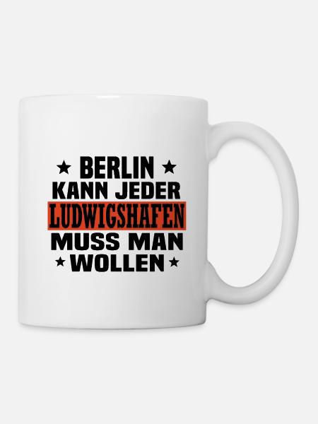 ludwigshafen - Tasse - Weiß