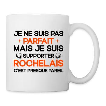 Supporter Rochelais Cadeau Rugby La Rochelle - Mug blanc - blanc - Droite