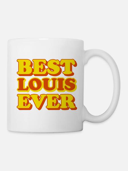 Drôle de cadeau avec prénom Louis - Mug blanc - blanc