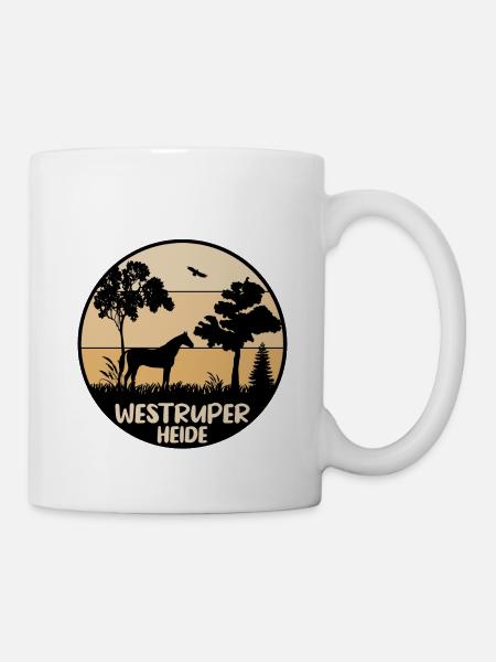 Westruper Heide - Tasse - Weiß