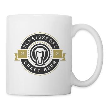 SCHEISSEGAL - CRAFT BEER - Tasse - Weiß - Rechts