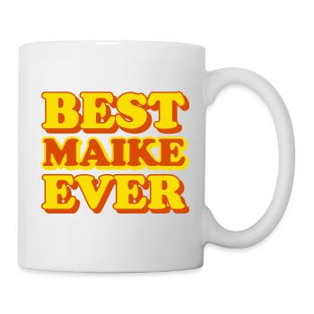 Lustiges Geschenk mit Vornamen Maike - Tasse - Weiß - Rechts