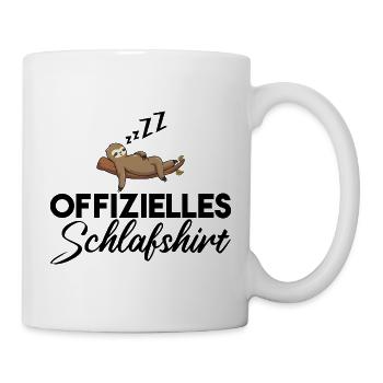 Schlummer-Spaß - Tasse - Weiß - Rechts