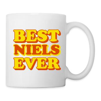 Niels Vorname Lustiges Geschenk - Tasse - Weiß - Rechts