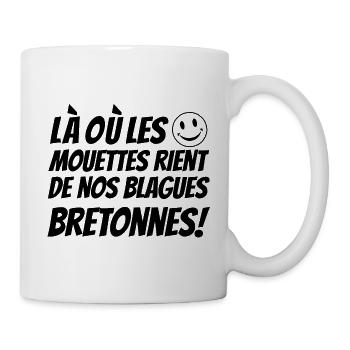 blagues bretonnes,cadeaux humoristique,Humour BZH - Mug blanc - blanc - Droite
