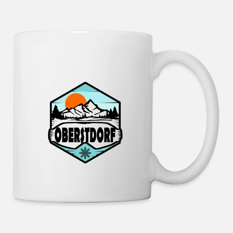 Oberstdorf - Tasse - Weiß
