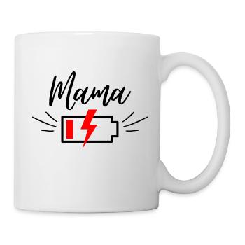 Mama Power Empty (black) - Tasse - Weiß - Rechts