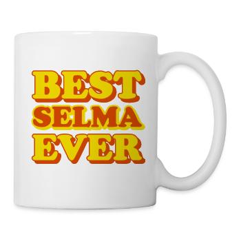 Selma Vorname Lustiges Geschenk - Tasse - Weiß - Rechts