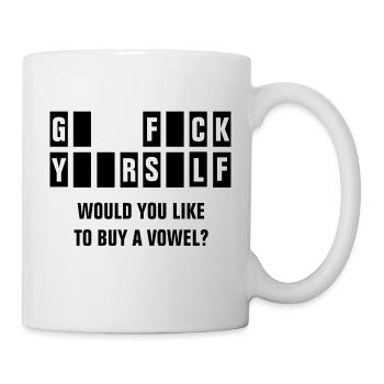 VA TE FAIRE FOUTRE - Mug blanc - blanc - Droite
