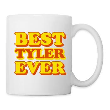 Funny gift with first name Tyler - Mug - white - Right