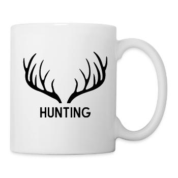 Hunting - Tasse - Weiß - Rechts