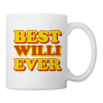 Willi Vorname Lustiges Geschenk - Tasse - Weiß - Rechts