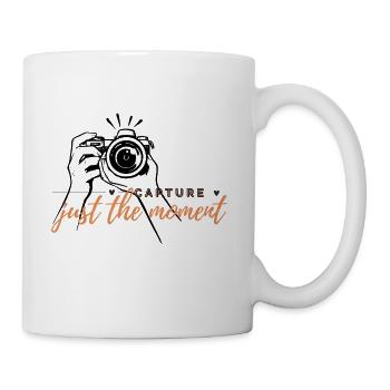 Capturez l’instant présent - Mug blanc - blanc - Droite