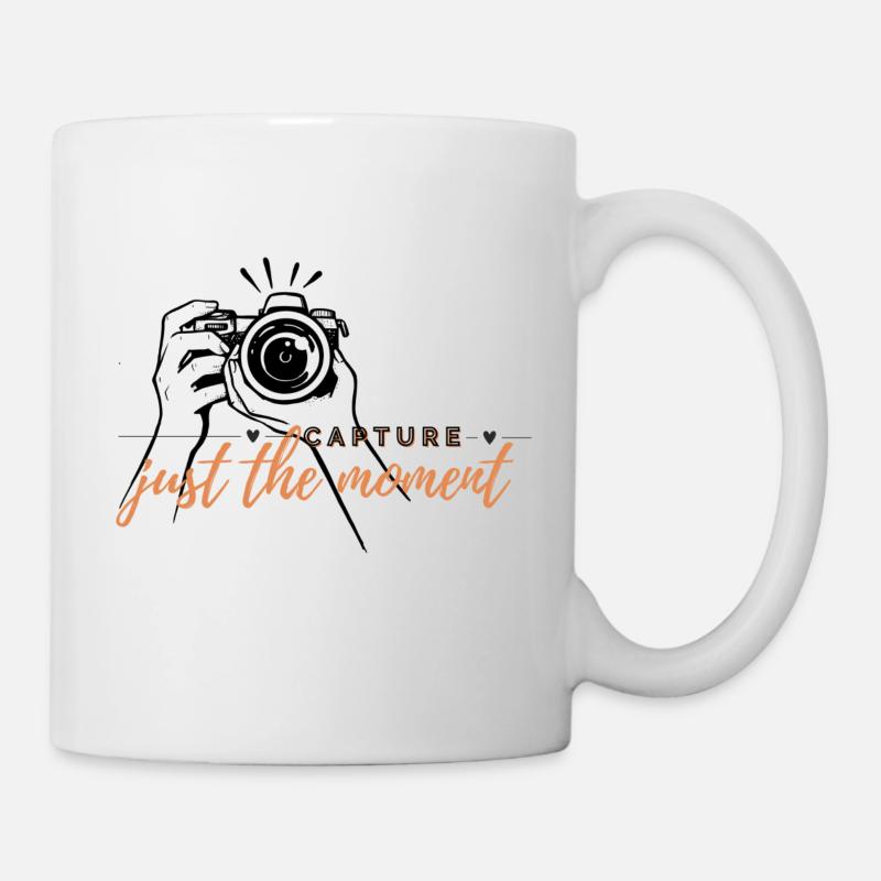 Capture just the momentt - Tasse - Weiß