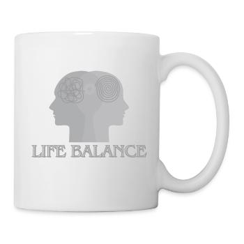 Life balance - Tasse - Weiß - Rechts