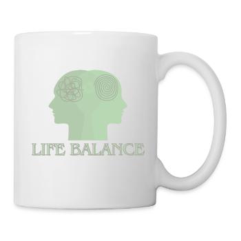 Life Balance - Tasse - Weiß - Rechts