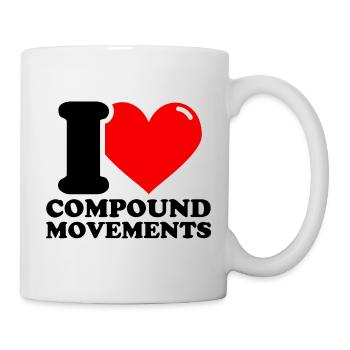 J’aime les mouvements composés - Fitness-Ge - Mug blanc - blanc - Droite