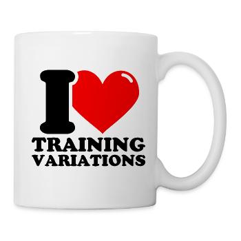 I Love Workout Variations - Fitness Weights - Mug - white - Right