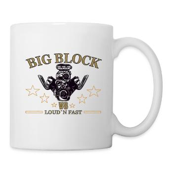 V8 Driver Big Block - Mug - white - Right