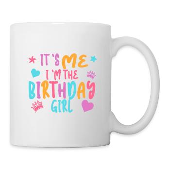 Fille d’anniversaire - Mug blanc - blanc - Droite