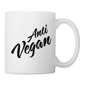 Anti Vegan - Mug - white - Right