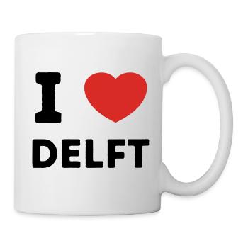 J’aime Delft Pays-Bas - Mug blanc - blanc - Droite