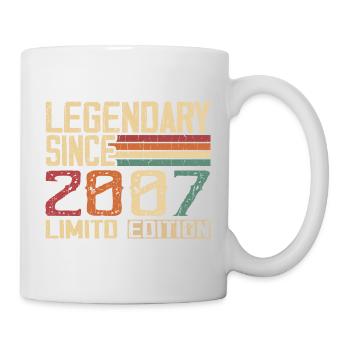 Original 2007 Vintage Geburtstagsgeschenk 2007 - Tasse - Weiß - Rechts