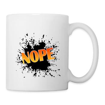 Nope - Tasse - Weiß - Rechts