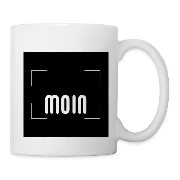 Moin Moin! Grüße aus dem Norden - Tasse - Weiß - Rechts