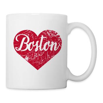 Boston Heart - Mug - white - Right