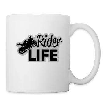 Rider Life life - Motorcycle - Mug - white - Right