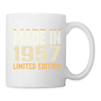 Tolles Geschenk zum Jubiläum von 1957 von 1957 Retro - Tasse - Weiß - Rechts
