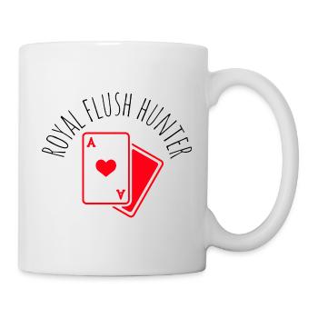 royal flush hunter - Mug - white - Right