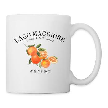 Lago Maggiore - Langensee - Schweiz - Italien - Tasse - Weiß - Rechts