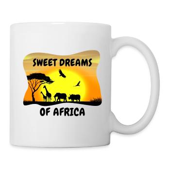 Sweet dreams of Africa. - Mug - white - Right