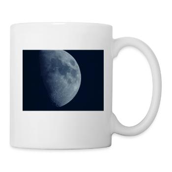Mann im Mond - Tasse - Weiß - Rechts