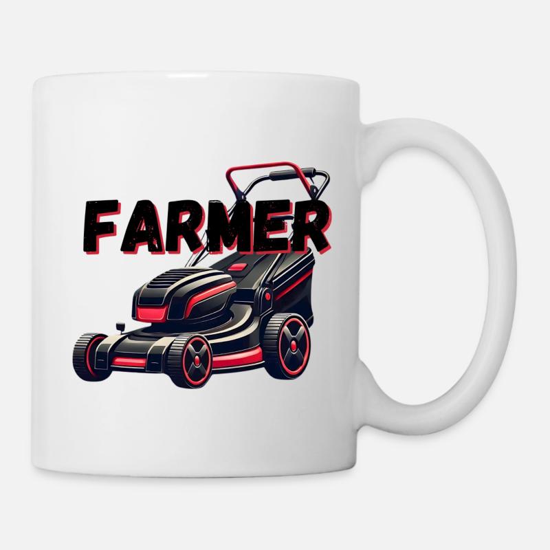Cultivateur - Mug blanc - blanc