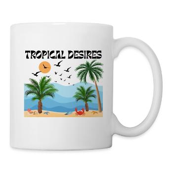 Tropical desires - Mug - white - Right